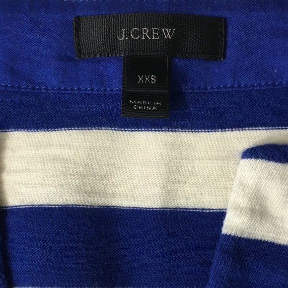 J. Crew Striped Tunic Shirt Dress Size XXS - Picture 6 of 8